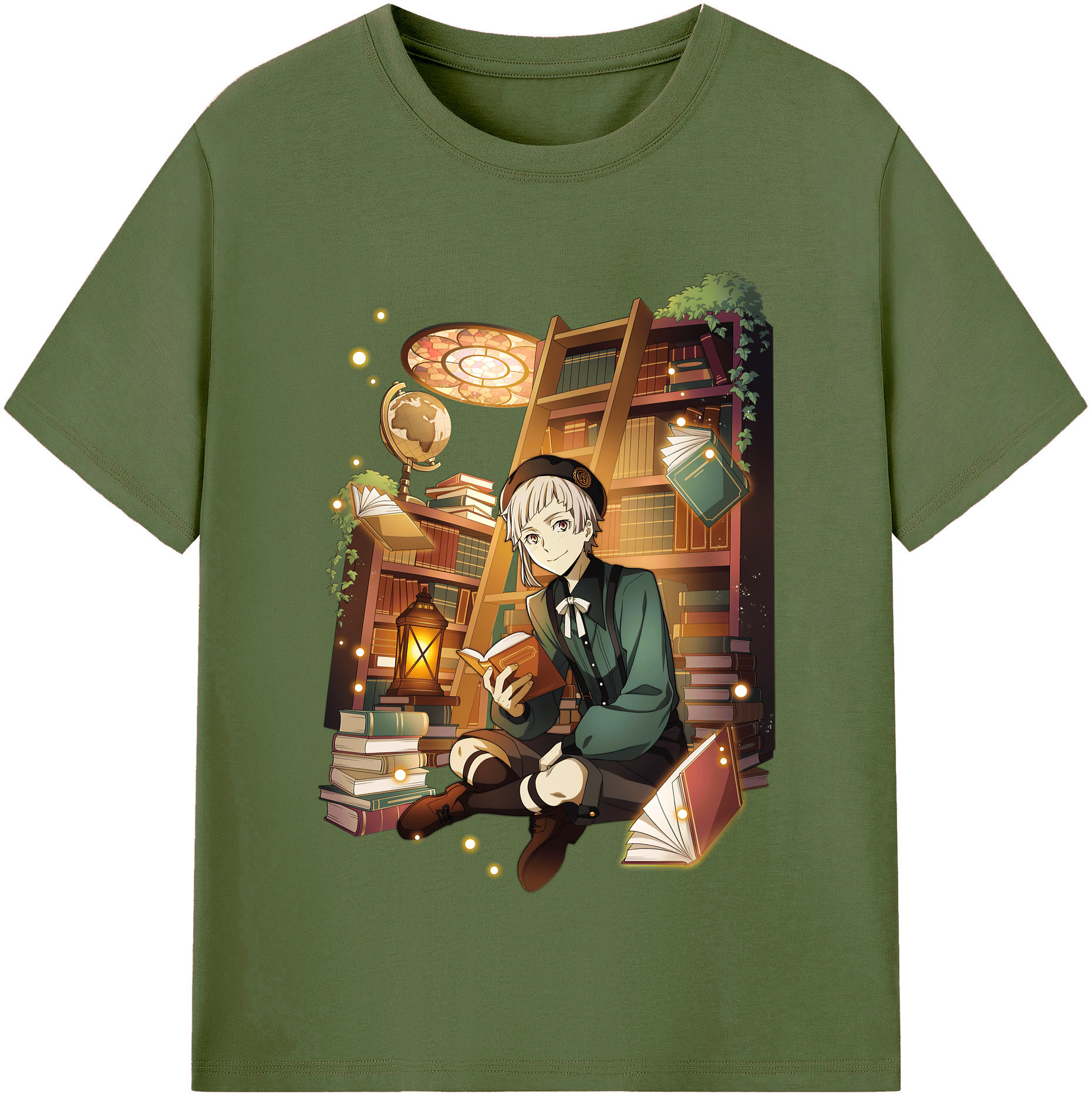 （画像用） 文豪ストレイドッグス Bungo Stray Dogs 綿100％半袖Tシャツ（フロントプリント）